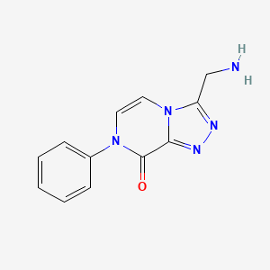 3-(Aminomethyl)-7-phenyl-[1,2,4]triazolo[4,3-a]pyrazin-8(7H)-one