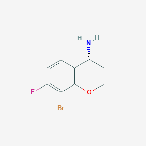 (R)-8-Bromo-7-fluorochroman-4-amine