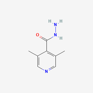 molecular formula C8H11N3O B13027002 3,5-Dimethylisonicotinohydrazide 