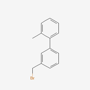 molecular formula C14H13Br B13027028 3'-(Bromomethyl)-2-methyl-1,1'-biphenyl 