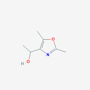 molecular formula C7H11NO2 B13027054 1-(2,5-Dimethyloxazol-4-yl)ethanol 