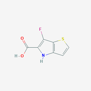 6-fluoro-4H-thieno[3,2-b]pyrrole-5-carboxylic acid