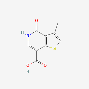 4-Hydroxy-3-methylthieno[3,2-c]pyridine-7-carboxylicacid