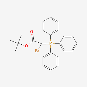 molecular formula C24H24BrO2P B13027183 tert-Butyl 2-bromo-2-(triphenylphosphoranylidene)acetate 