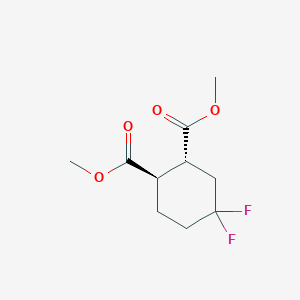 (1R,2R)-dimethyl 4,4-difluorocyclohexane-1,2-dicarboxylate