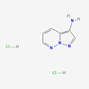 Pyrazolo[1,5-b]pyridazin-3-amine dihydrochloride