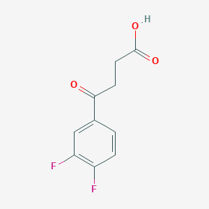 molecular formula C10H8F2O3 B1302729 4-(3,4-Difluorophenyl)-4-oxobutanoic acid CAS No. 84313-94-0