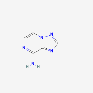 molecular formula C6H7N5 B13027297 2-Methyl-[1,2,4]triazolo[1,5-a]pyrazin-8-amine CAS No. 52546-65-3