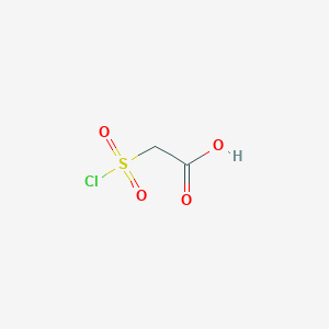 molecular formula C2H3ClO4S B13027316 2-(Chlorosulfonyl)aceticacid 