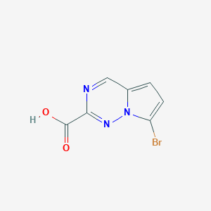 7-Bromopyrrolo[2,1-f][1,2,4]triazine-2-carboxylicacid