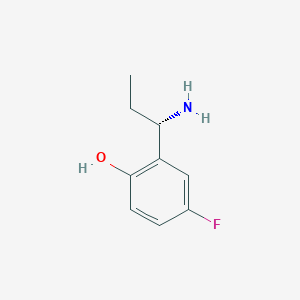 (S)-2-(1-Aminopropyl)-4-fluorophenolhcl