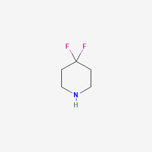 molecular formula C5H9F2N B1302736 4,4-Difluoropiperidina CAS No. 21987-29-1