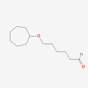 molecular formula C13H24O2 B13027369 6-(Cycloheptyloxy)hexanal CAS No. 1383153-78-3