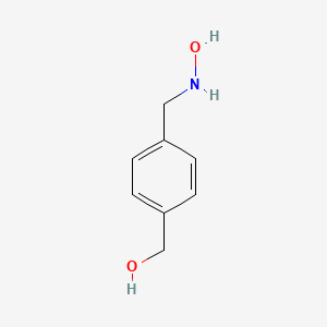 molecular formula C8H11NO2 B13027419 (4-((Hydroxyamino)methyl)phenyl)methanol 