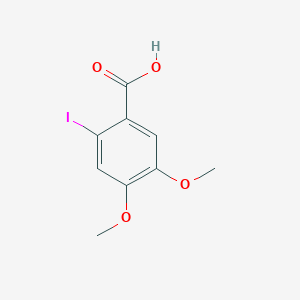 molecular formula C9H9IO4 B1302744 2-Iodo-4,5-dimethoxybenzoic acid CAS No. 61203-48-3