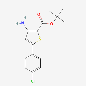 tert-Butyl 3-amino-5-(4-chlorophenyl)thiophene-2-carboxylate