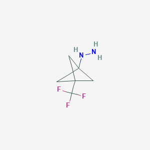 [3-(Trifluoromethyl)bicyclo[1.1.1]pentan-1-yl]hydrazine