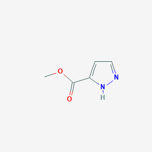 molecular formula C5H6N2O2 B130275 Methyl 1H-pyrazole-3-carboxylate CAS No. 15366-34-4