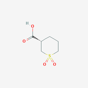 (3S)-1,1-dioxothiane-3-carboxylic acid