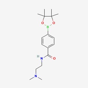 N-(2-dimethylaminoethyl)-4-(4,4,5,5-tetramethyl-1,3,2-dioxaborolan-2-yl)benzamide