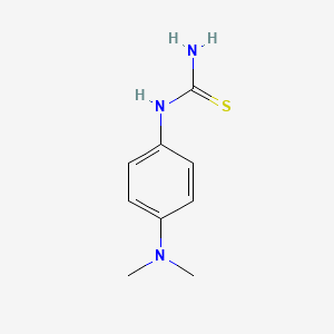 molecular formula C9H13N3S B1302753 1-[4-(Dimethylamino)phenyl]-2-thiourea CAS No. 22283-43-8