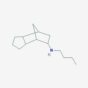 molecular formula C14H25N B13027553 n-Butyloctahydro-1h-4,7-methanoinden-5-amine 