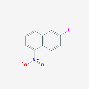 molecular formula C10H6INO2 B13027555 6-Iodo-1-nitronaphthalene 