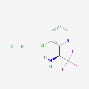 (S)-1-(3-chloropyridin-2-yl)-2,2,2-trifluoroethan-1-amine hydrochloride