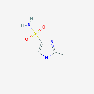 molecular formula C5H9N3O2S B1302759 1,2-二甲基咪唑-4-磺酰胺 CAS No. 415913-06-3