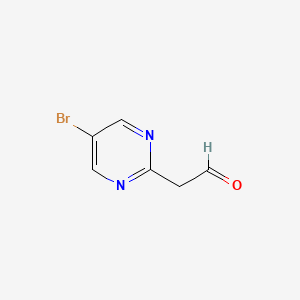 2-(5-Bromopyrimidin-2-yl)acetaldehyde