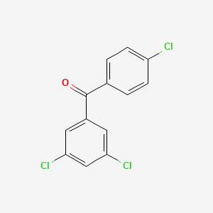 molecular formula C13H7Cl3O B1302763 3,4',5-Trichlorobenzophenone CAS No. 13395-65-8