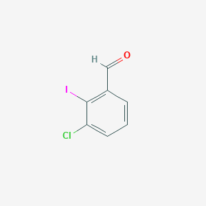 molecular formula C7H4ClIO B13027635 3-Chloro-2-iodobenzaldehyde CAS No. 469912-65-0