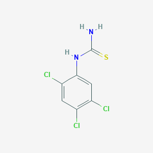 molecular formula C7H5Cl3N2S B1302764 1-(2,4,5-Trichlorophenyl)-2-thiourea CAS No. 90617-76-8