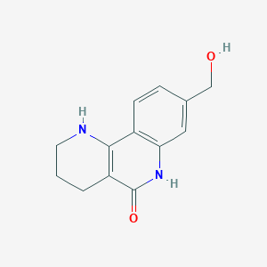 8-(Hydroxymethyl)-1,2,3,4-tetrahydrobenzo[h][1,6]naphthyridin-5(6H)-one