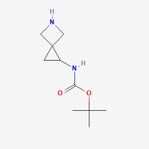 molecular formula C10H18N2O2 B13027688 tert-Butyl(5-azaspiro[2.3]hexan-1-yl)carbamate CAS No. 1428547-10-7