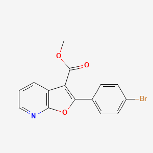 Methyl 2-(4-bromophenyl)furo[2,3-b]pyridine-3-carboxylate