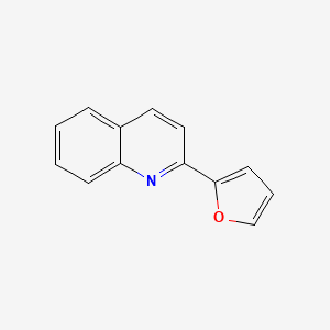 molecular formula C13H9NO B13027713 2-(Furan-2-YL)quinoline 