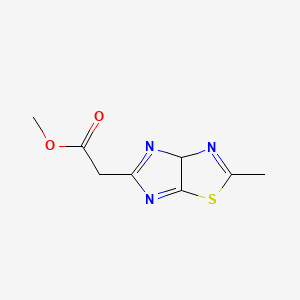 Methyl 2-(2-methyl-3aH-imidazo[4,5-d]thiazol-5-yl)acetate