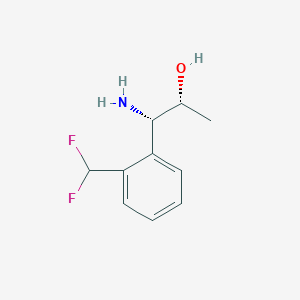 (1S,2R)-1-Amino-1-[2-(difluoromethyl)phenyl]propan-2-OL