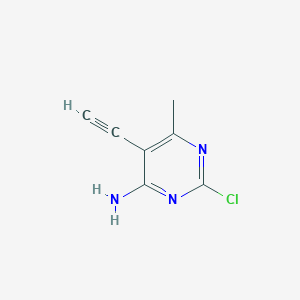 2-Chloro-5-ethynyl-6-methylpyrimidin-4-amine