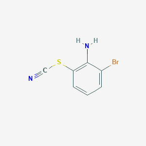 2-Bromo-6-thiocyanato-phenylamine