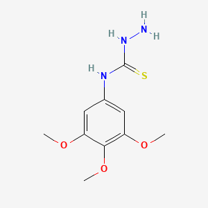molecular formula C10H15N3O3S B1302785 n-(3,4,5-Trimethoxyphenyl)hydrazinecarbothioamide CAS No. 206762-46-1