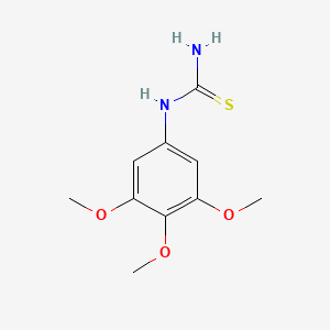 molecular formula C10H14N2O3S B1302786 1-(3,4,5-Trimethoxyphenyl)-2-thiourea CAS No. 59083-54-4