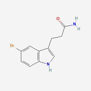 3-(5-bromo-1H-indol-3-yl)propanamide