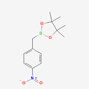 4,4,5,5-Tetramethyl-2-[(4-nitrophenyl)methyl]-1,3,2-dioxaborolane