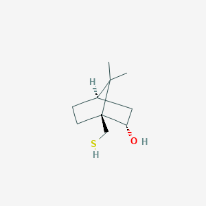 molecular formula C10H18OS B13027908 (1S,2S,4R)-7,7-dimethyl-1-(sulfanylmethyl)bicyclo[2.2.1]heptan-2-ol 