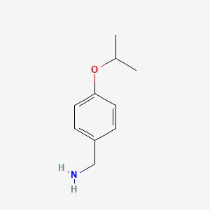 molecular formula C10H15NO B1302794 1-(4-Isopropoxyphenyl)methanamine CAS No. 21244-34-8