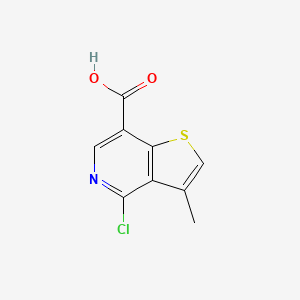 4-Chloro-3-methylthieno[3,2-c]pyridine-7-carboxylic acid