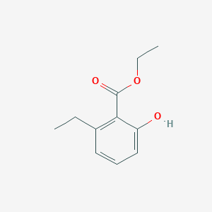 molecular formula C11H14O3 B13028018 Ethyl 2-ethyl-6-hydroxybenzoate 