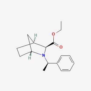 (1R,3S,4S)-Ethyl 2-((R)-1-phenylethyl)-2-azabicyclo[2.2.1]heptane-3-carboxylate